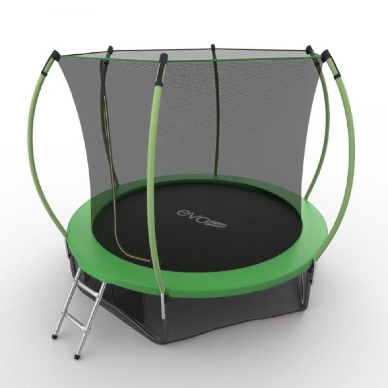 Фотография EVO JUMP Internal 10ft + Lower net. Батут с внутренней сеткой и лестницей, диаметр 10ft + нижняя сеть 4