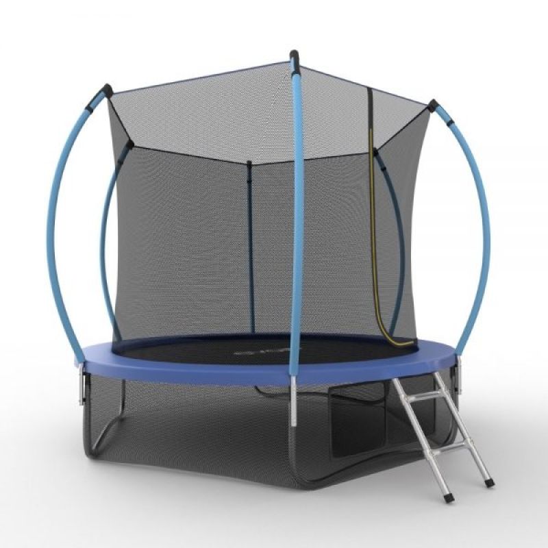 Фотография EVO JUMP Internal 10ft + Lower net. Батут с внутренней сеткой и лестницей, диаметр 10ft + нижняя сеть 5
