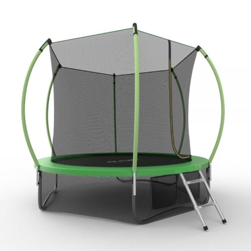 Фотография EVO JUMP Internal 10ft + Lower net. Батут с внутренней сеткой и лестницей, диаметр 10ft + нижняя сеть 6