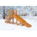 Миниатюра Зимняя деревянная горка "IgraGrad Snow Fox Start", скат 4 м 1  мини