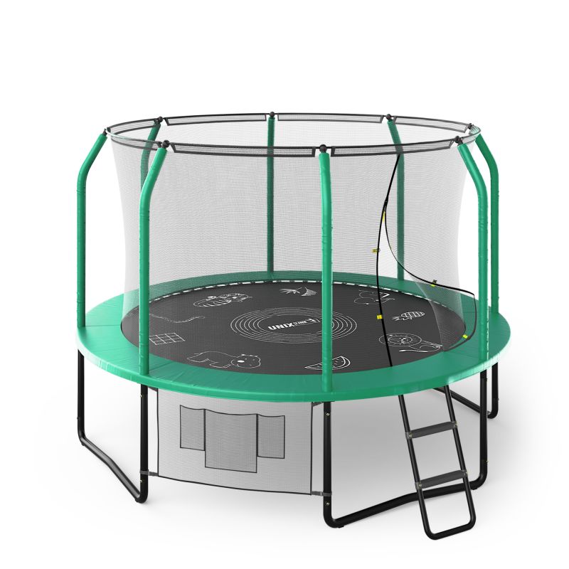 Фотография Батут UNIX line SUPREME GAME 10 ft (green) 0