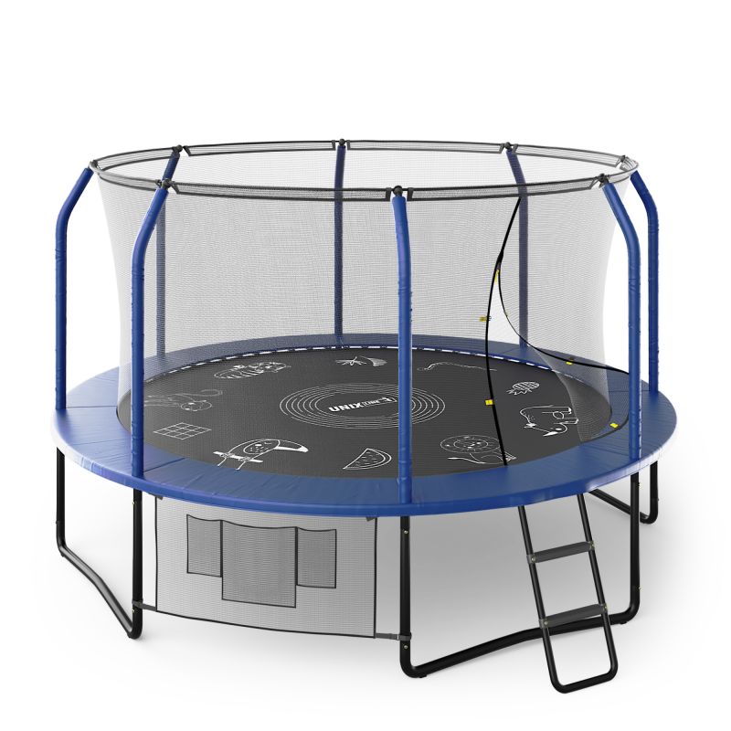 Фотография Батут UNIX line SUPREME GAME 12 ft (blue) 0