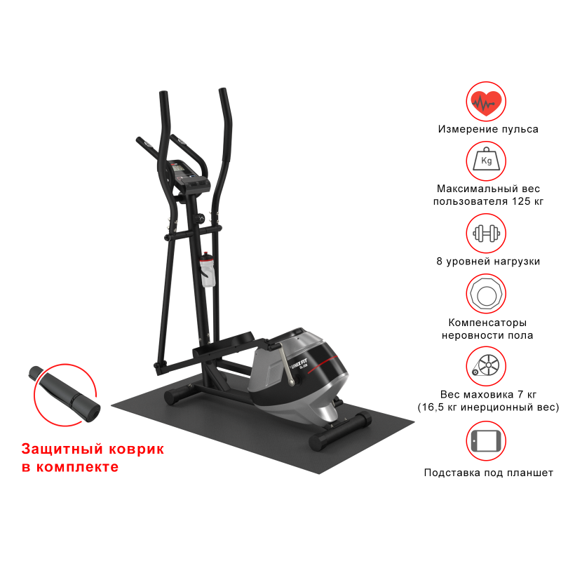 Фотография Эллиптический тренажер UNIX Fit SL-350 3