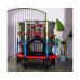 Миниатюра Батут DFC JUMP KIDS 55" красный с желто-синими стойками 8  мини