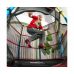 Миниатюра Батут DFC JUMP KIDS 55" красный с желто-синими стойками 10  мини