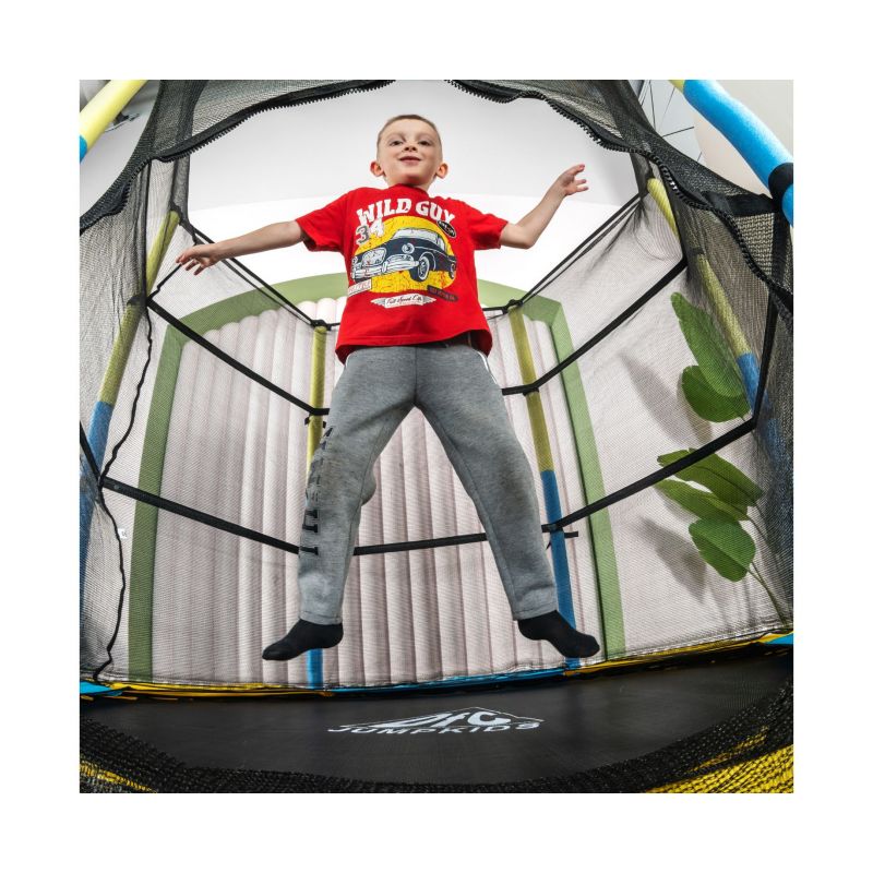 Фотография Батут DFC JUMP KIDS 55" желто-синий 8