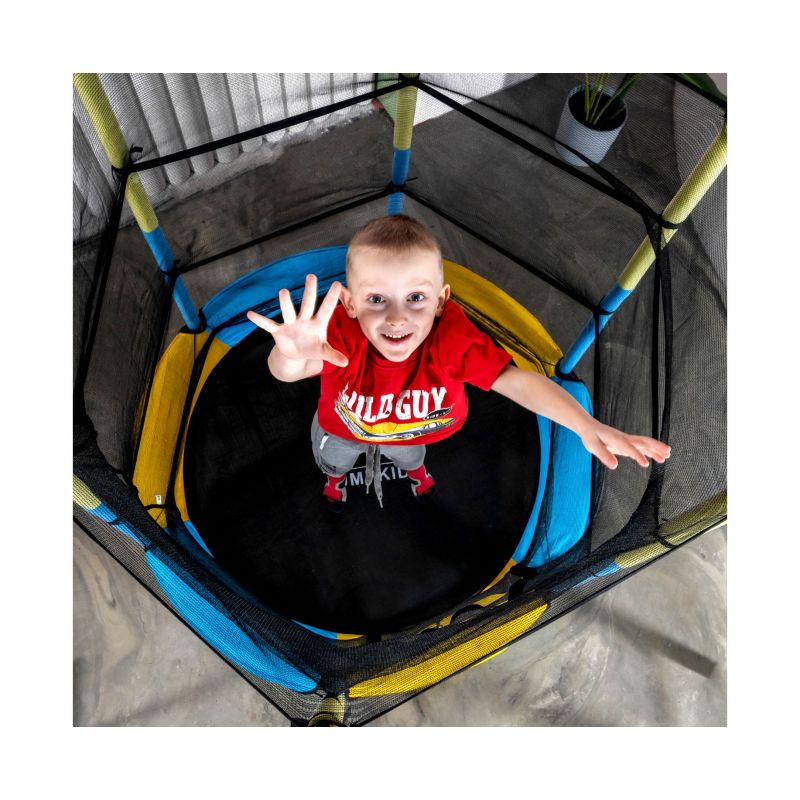 Фотография Батут DFC JUMP KIDS 55" желто-синий 10