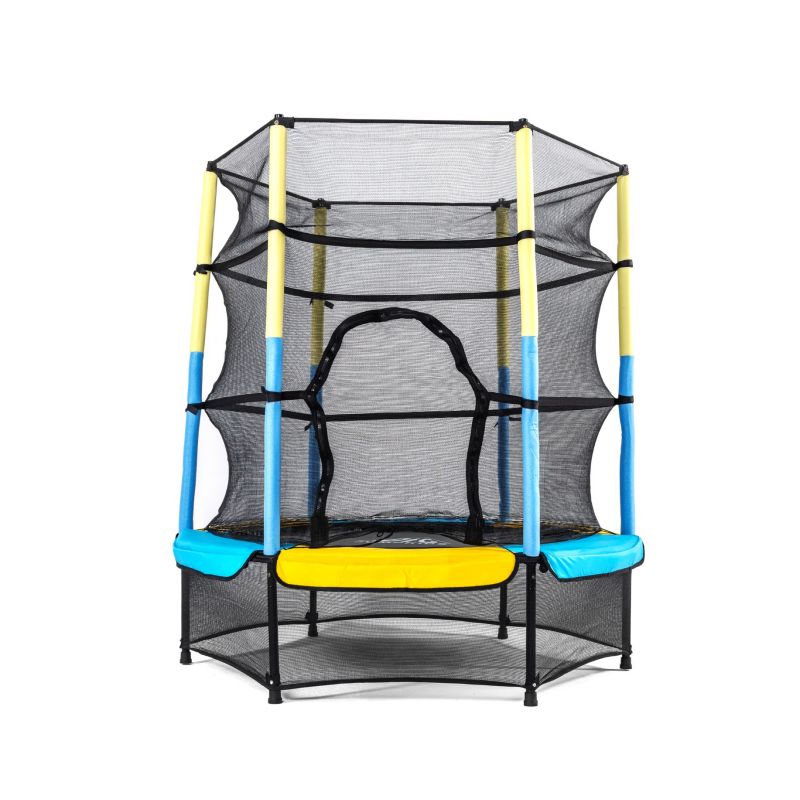 Фотография Батут DFC JUMP KIDS 55" желто-синий 1
