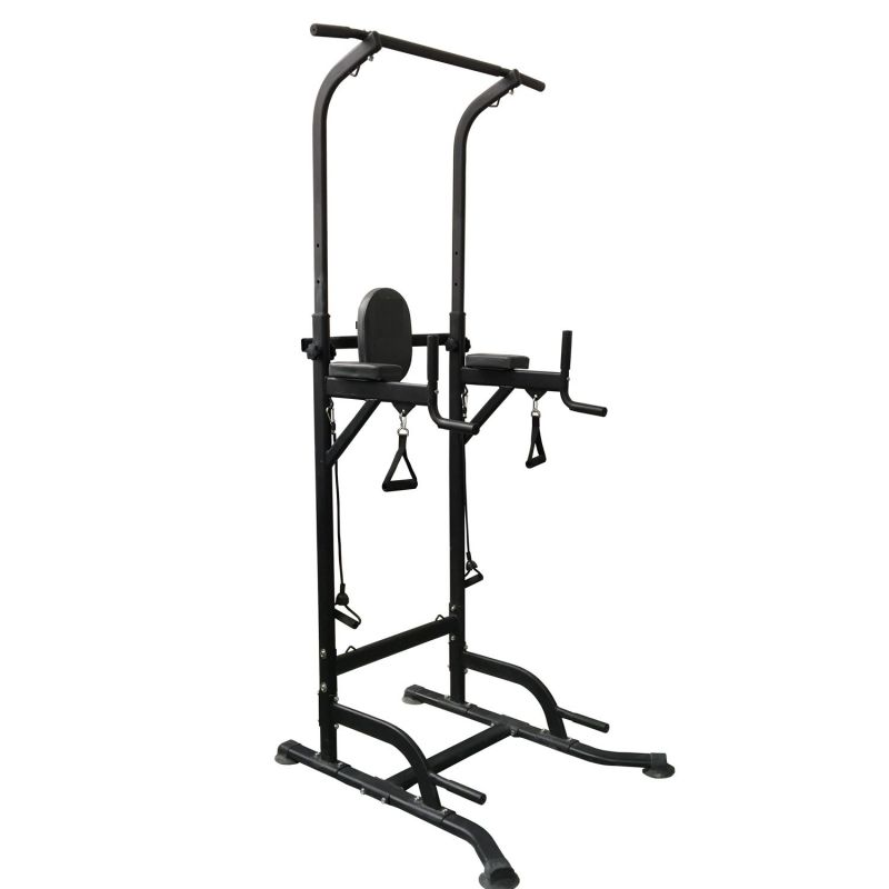 Фотография Силовая стойка для подтягиваний с эспандерами Royal Fitness HB-DG006 1