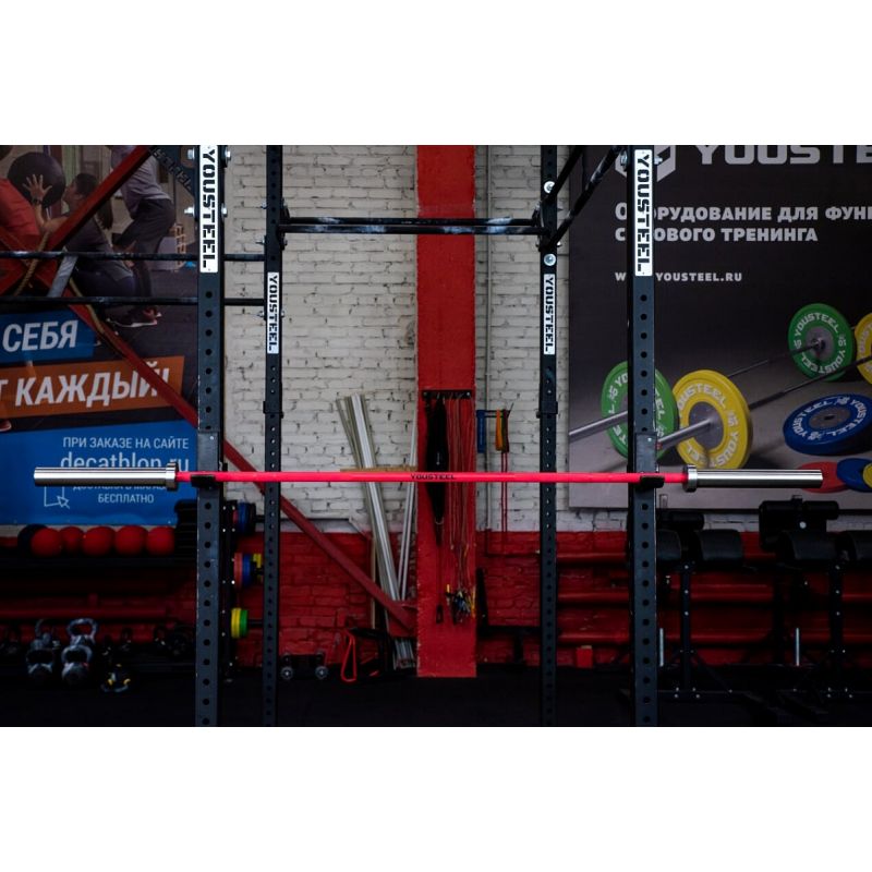 Фотография Гриф CrossTraining Bar XF-15, PINK - CHROME 5