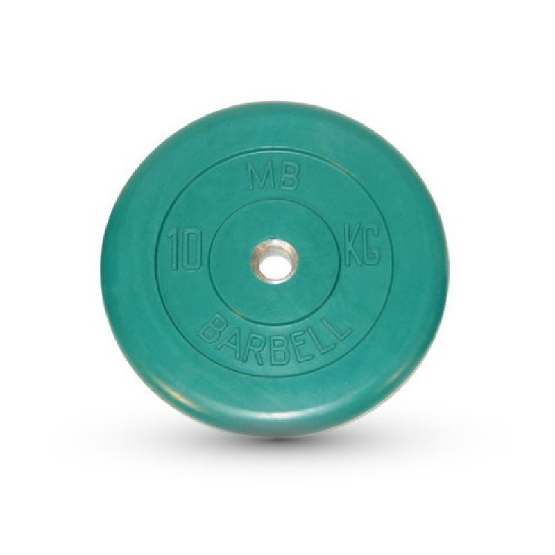 Фотография Диск обрезиненный Barbell d 26 мм цветной от 0,5 до 25 кг 1