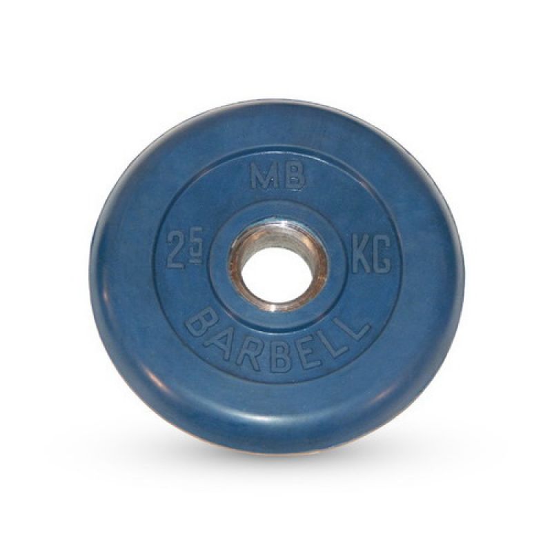 Фотография Диск обрезиненный Barbell d 31 мм цветной от 0,5 до 25 кг 0