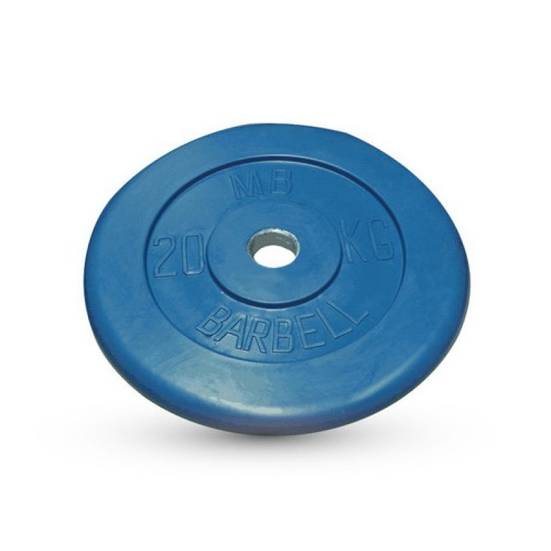 Фотография Диск обрезиненный Barbell d 31 мм цветной от 0,5 до 25 кг 4