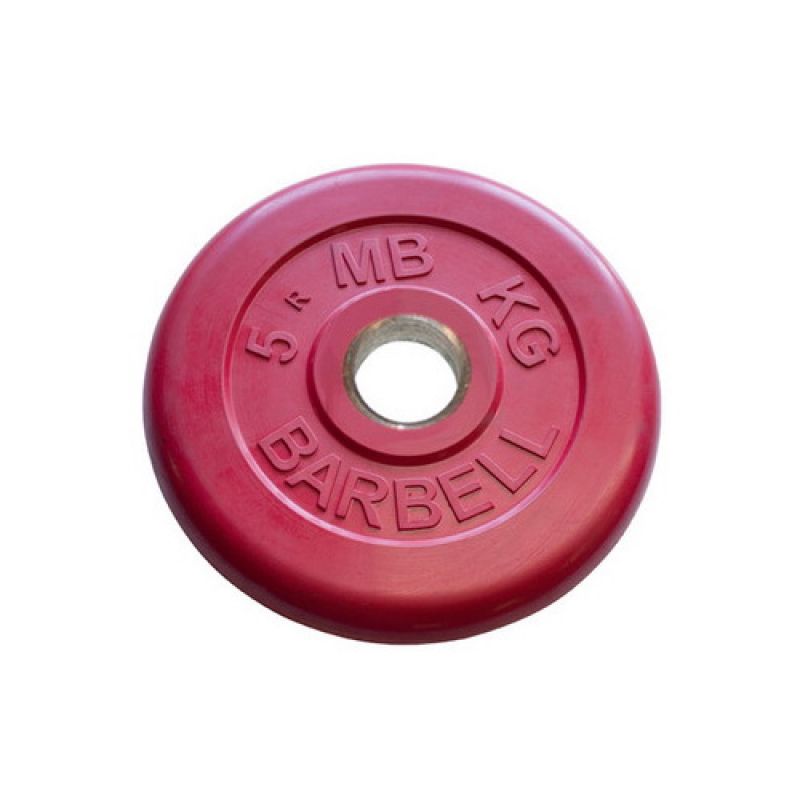 Фотография Диск обрезиненный Barbell d 51 мм цветной от 1,25 до 25 кг 0