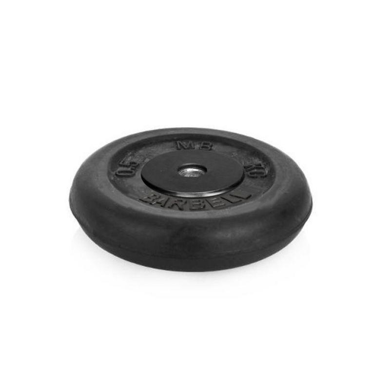 Фотография Диск обрезиненный Barbell d 31 мм чёрный от 0,5 до 25 кг 1