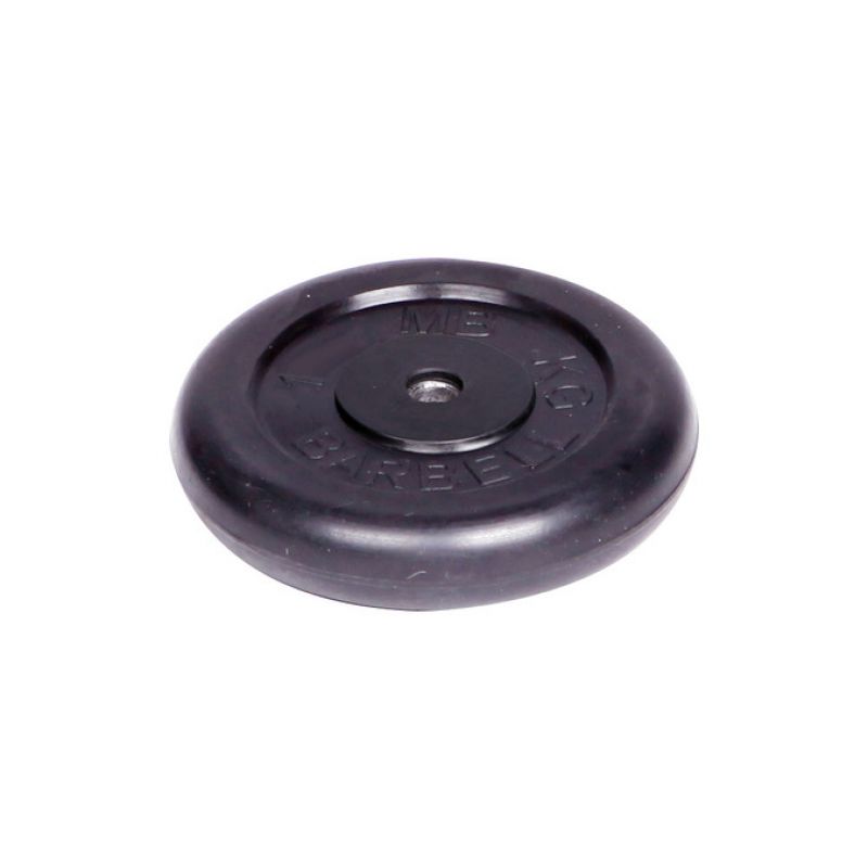 Фотография Диск обрезиненный Barbell d 31 мм чёрный от 0,5 до 25 кг 0