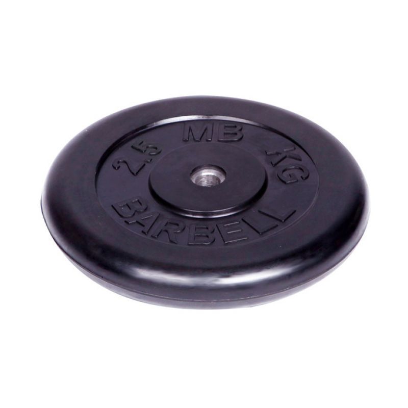 Фотография Диск обрезиненный Barbell d 51 мм чёрный от 1,25 до 25 кг 0