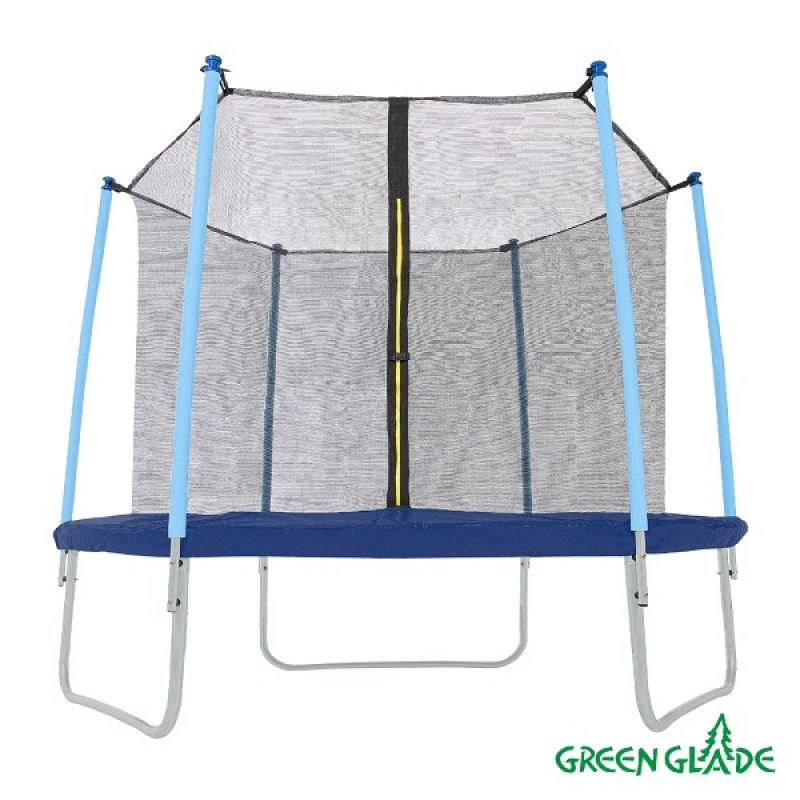 Фотография Батут уличный Green Glade с сеткой 10-футовый 3 ножки 6 стоек без верх.кольца 1