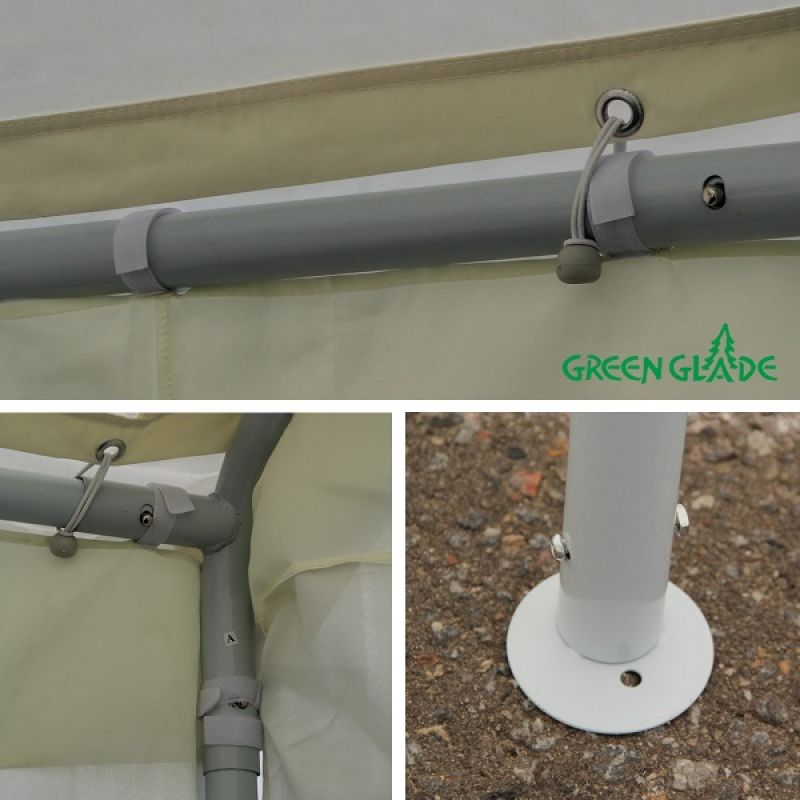 Фотография Тент-шатер Green Glade 3034 3х4х3,1/2 м полиэстер 3