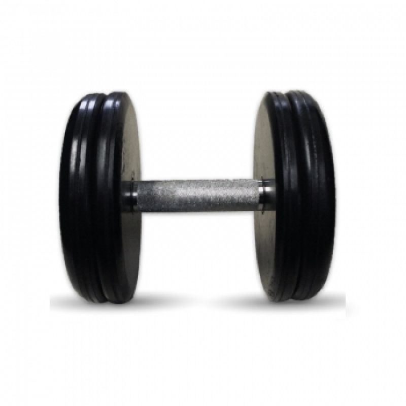 Фотография Гантель Barbell 17 кг классик с вращающейся ручкой хром 0