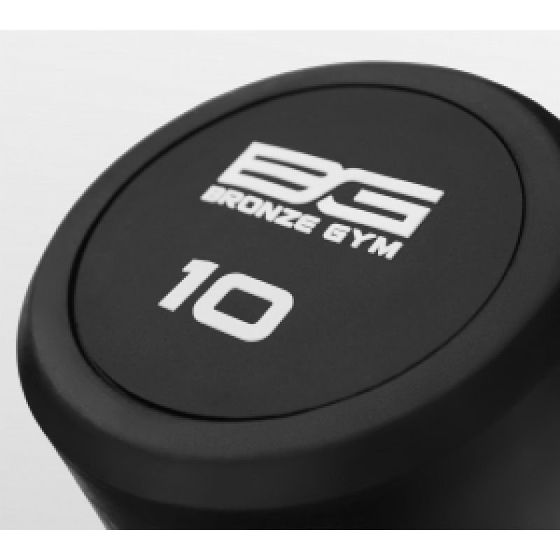 Фотография BRONZE GYM BG-PA-BB-S10 Штанга обрезиненная прямая 10 кг  3