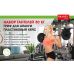 Миниатюра Набор гантелей + гриф для штанги 30 кг, пластиковый кейс 12  мини