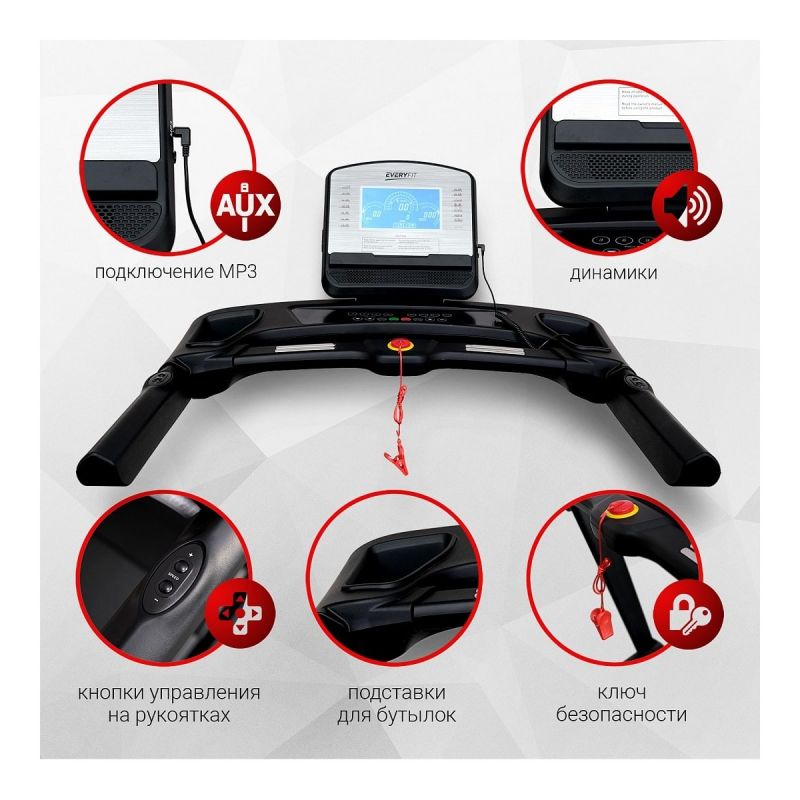 Фотография Беговая дорожка Everyfit 74610B 19