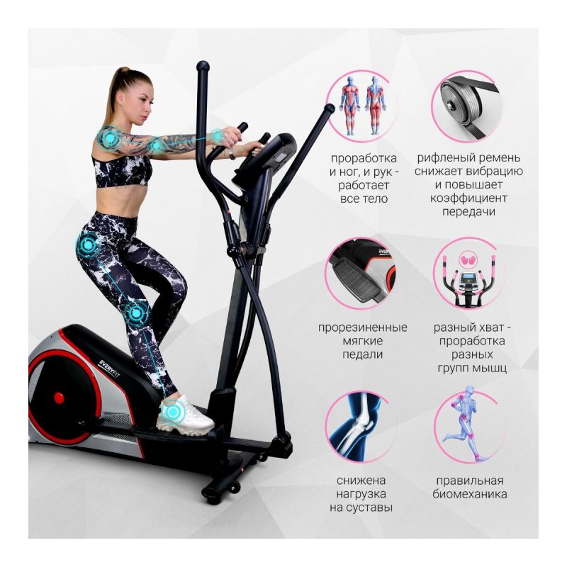 Фотография Эллиптический тренажер Everyfit K8732HP 13