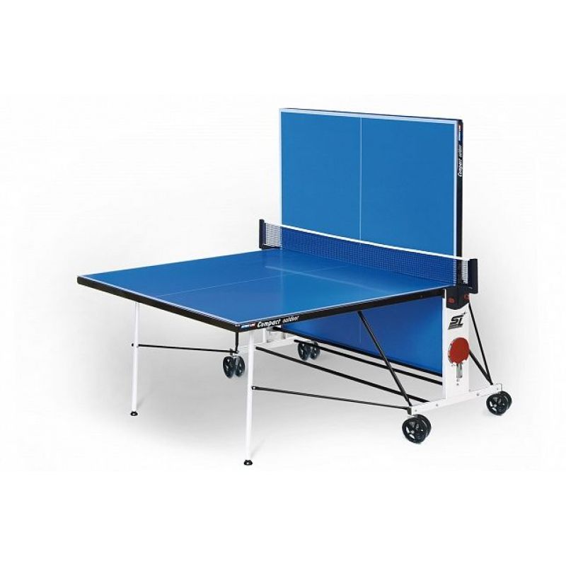 Фотография Теннисный стол всепогодный складной Compact Outdoor LX (274 х 152,5 х 76 см) с сеткой 1