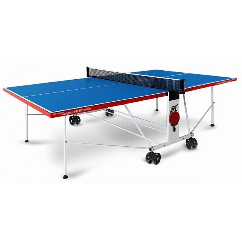 Фотография Теннисный стол всепогодный складной Compact Expert Outdoor (274 х 152,5 х 76 см) 0