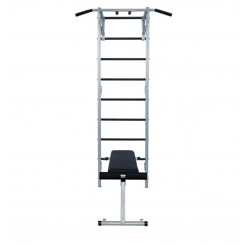 Фотография Шведская стенка Home-gyms HG-6 с турником 3 хвата и скамьей 1