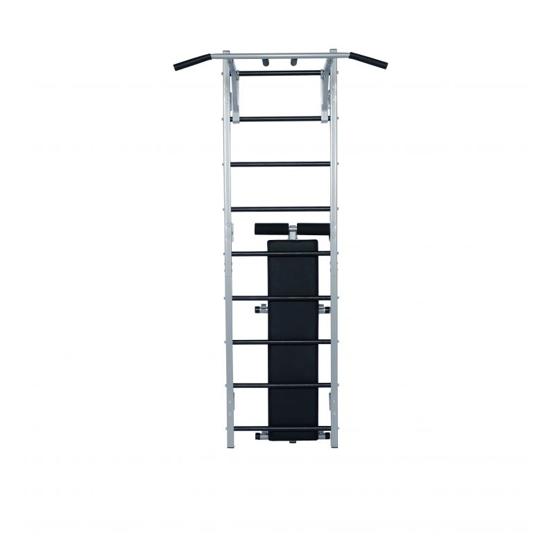 Фотография Шведская стенка Home-gyms HG-6 с турником 3 хвата и скамьей 2