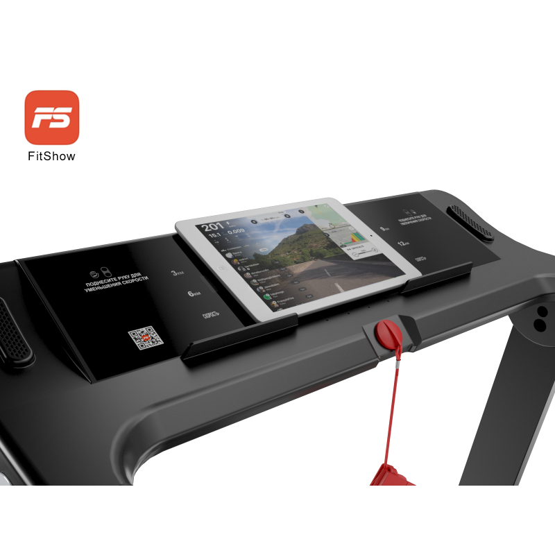 Фотография Беговая дорожка UNIXFIT Hi-tech F2 Dark Storm 5
