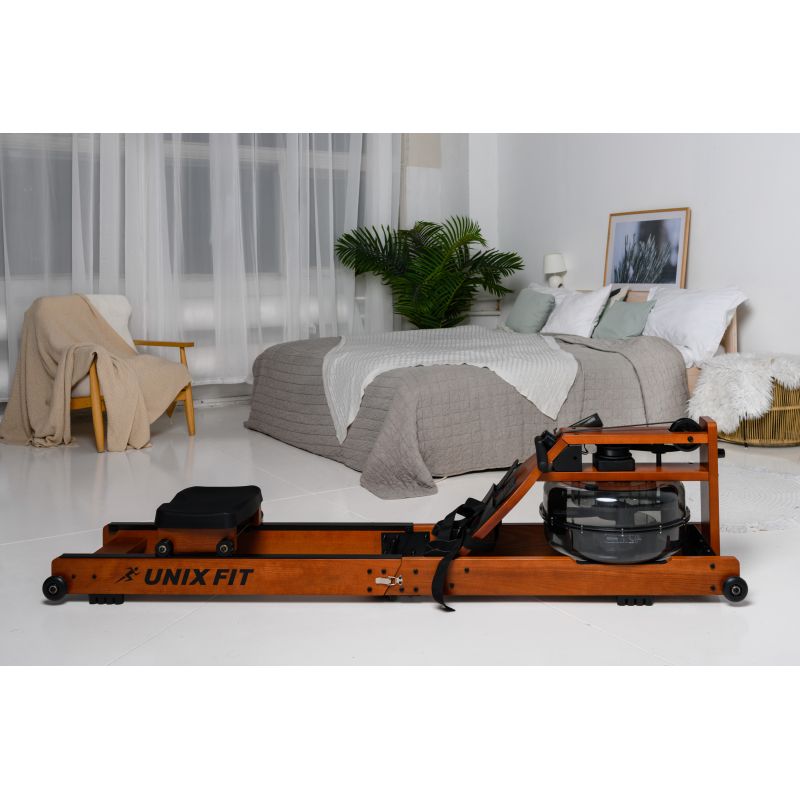 Фотография Гребной тренажер UNIXFIT Wood Rower Dark 10