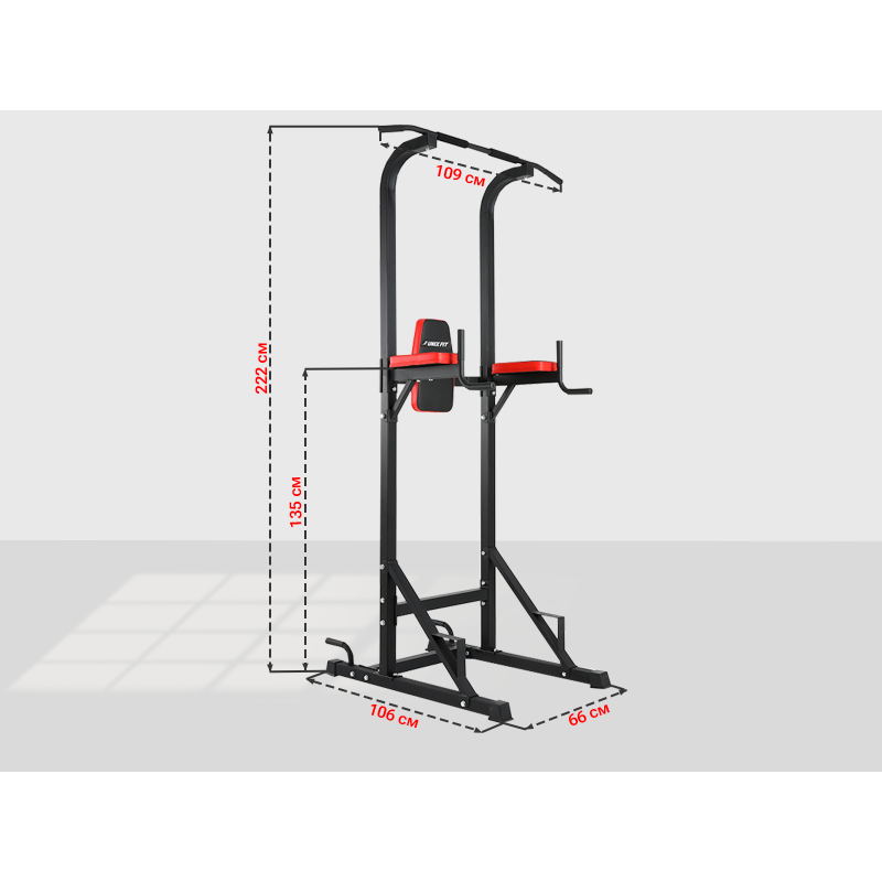 Фотография Турник-пресс-брусья UNIX Fit POWER TOWER 120 10