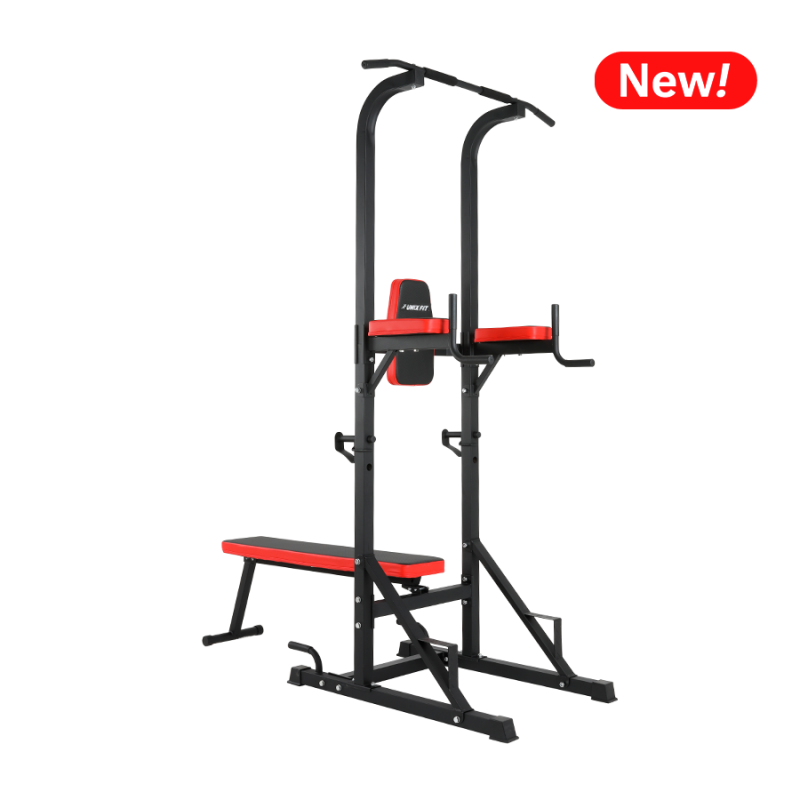 Фотография Турник-пресс-брусья со скамьей UNIX Fit POWER TOWER 120P 1