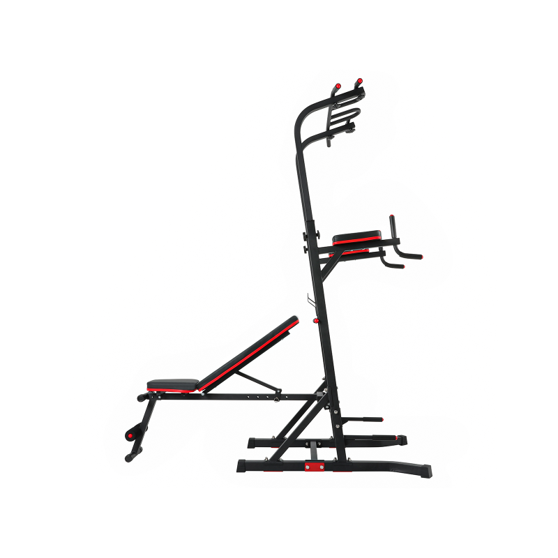 Фотография Турник-пресс-брусья со скамьей UNIX Fit POWER TOWER 150P 7