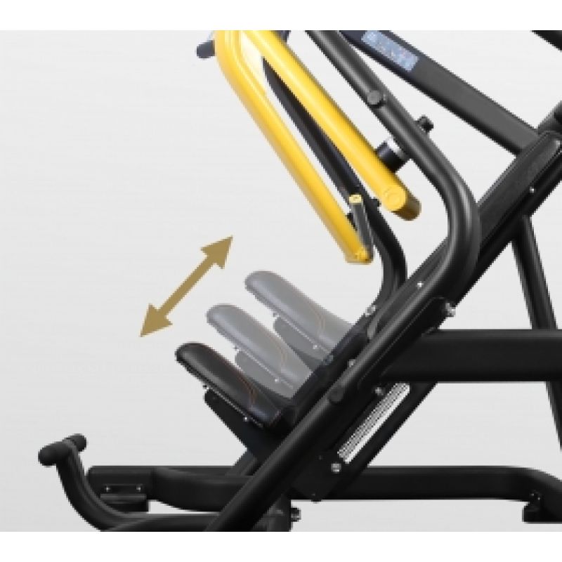 Фотография Жим от груди широким хватом BRONZE GYM PL-1708 6