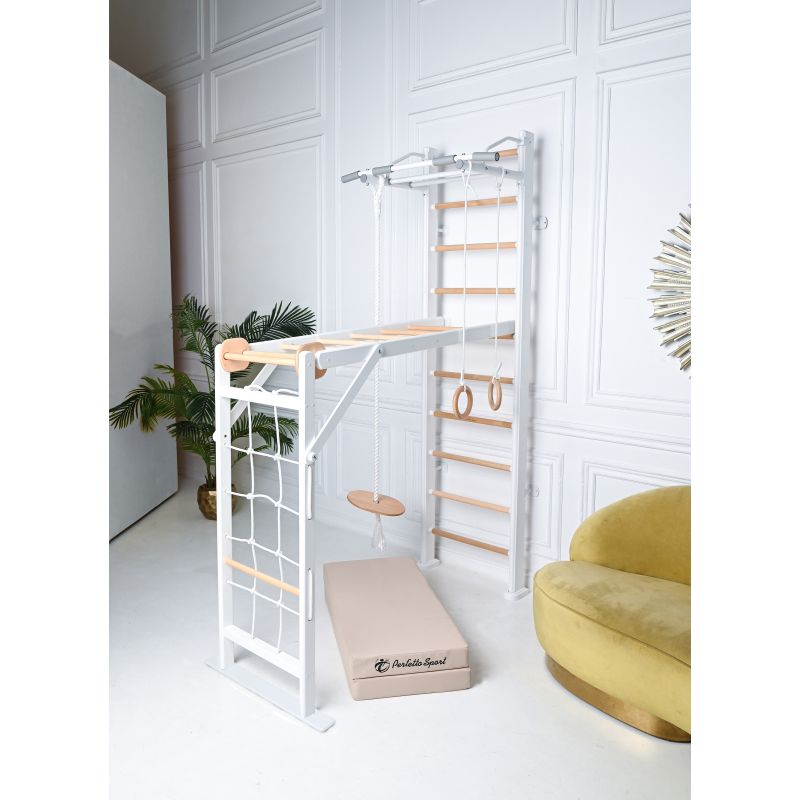 Фотография ДСК PERFETTO SPORT "Scala in legno 2" bianco-naturale PS-118 3