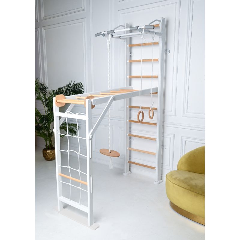 Фотография ДСК PERFETTO SPORT "Scala in legno 2" bianco-naturale PS-118 1