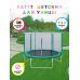 Миниатюра Батут с защитной сеткой "Trampoline 8" диаметр 2,4 м зелёный 1  мини