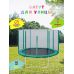 Миниатюра Батут с защитной сеткой "Trampoline 12" диаметр 3,7 м зелёный 3  мини