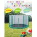 Миниатюра Батут с защитной сеткой "Trampoline 12" диаметр 3,7 м зелёный 4  мини