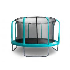 Миниатюра Батут с защитной сеткой "PERFETTO SPORT PREMIUM STRONG 12" диаметр 3,7 м зелёный 0  мини