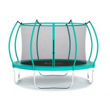 Миниатюра Батут с защитной сеткой "PERFETTO SPORT PREMIUM MOVING 12" диаметр 3,7 м зеленый 0  мини