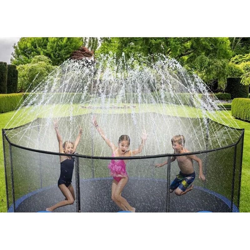 Фотография Батут с защитной сеткой "PERFETTO SPORT ACTIVITY 8" диаметр 2,4 м зелёный 10