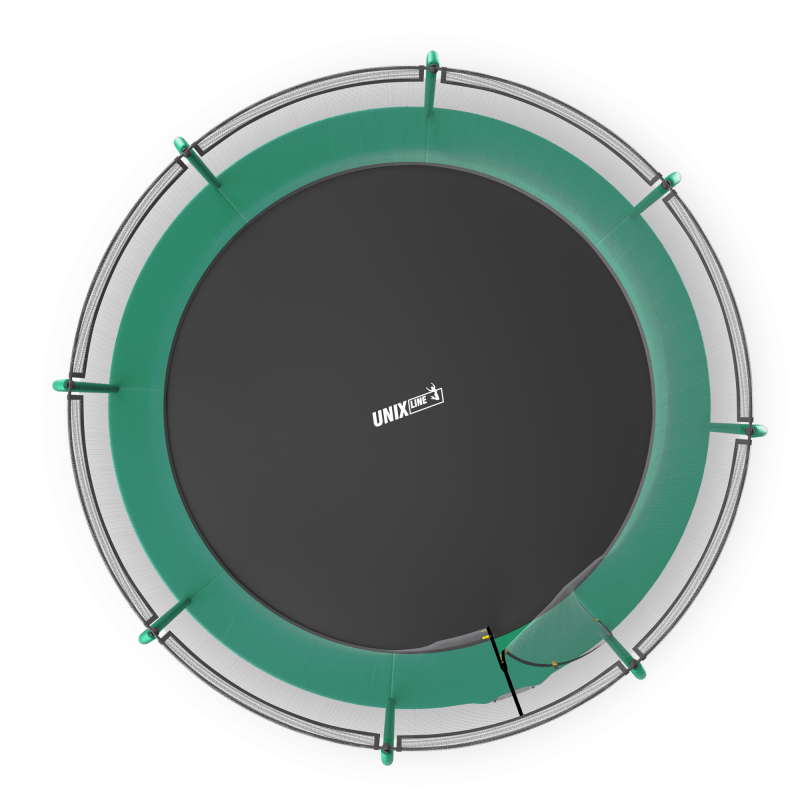 Фотография Батут UNIX Line SUPREME BASIC 14 ft (green) 2