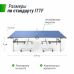 Миниатюра Профессиональный теннисный стол UNIX Line 25 mm MDF (Blue / Green)  5  мини