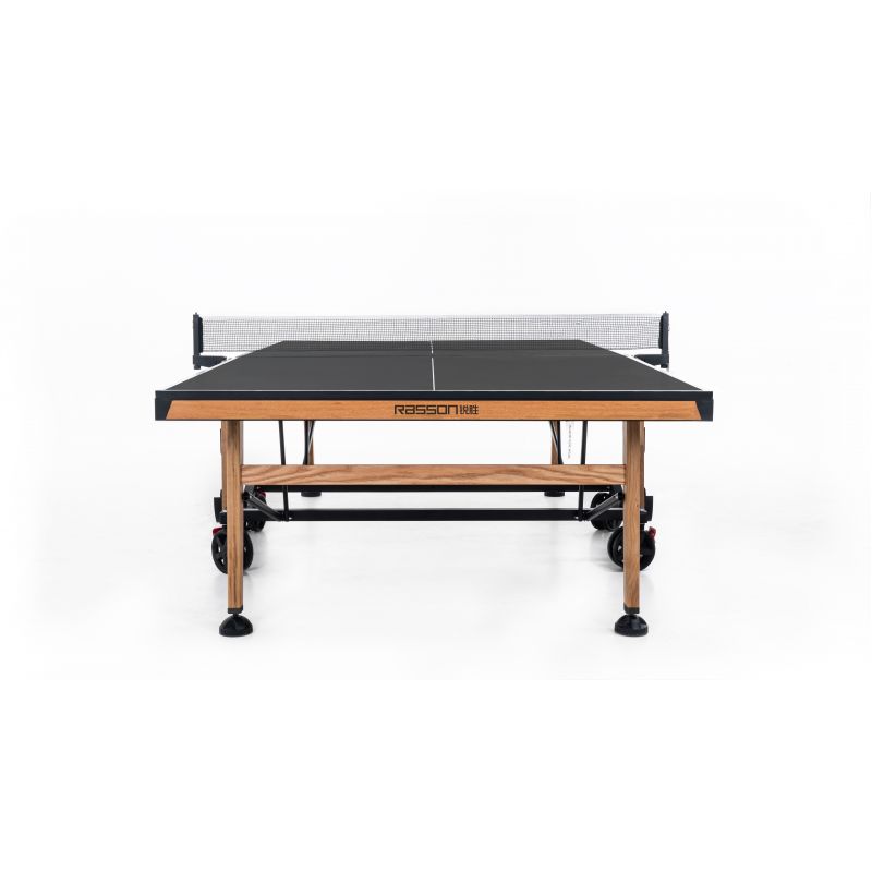 Фотография Теннисный стол складной для помещений "RASSON PREMIUM T01 Indoor" (274 х 152,5 х 76 см, натуральный дуб) с сеткой 2