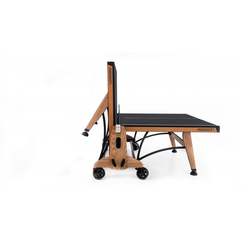 Фотография Теннисный стол складной для помещений "RASSON PREMIUM T03 Indoor" (274 х 152,5 х 76 см, натуральный дуб) с сеткой 2